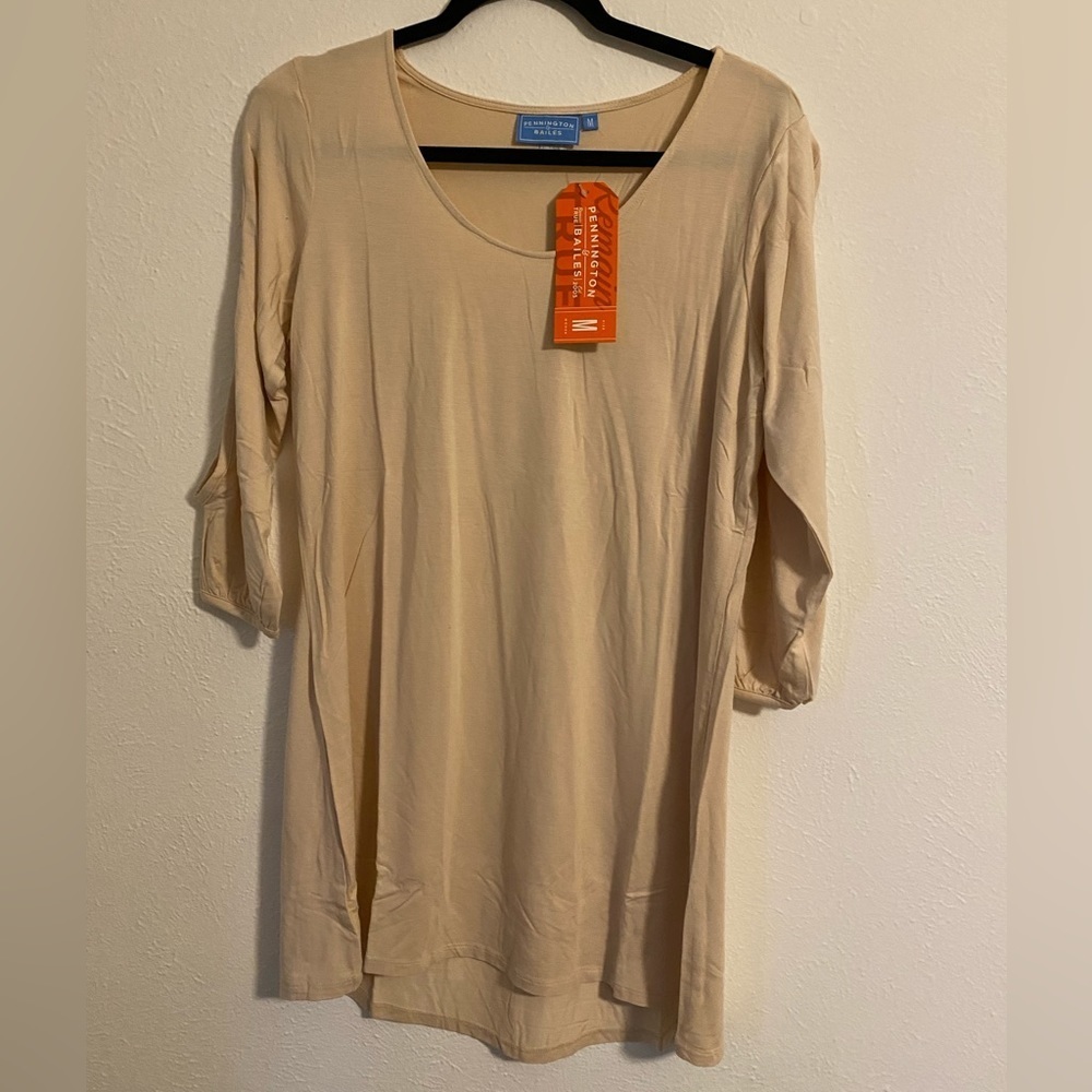 Pennington and Bailes Tan Dress